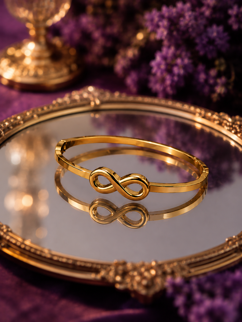 Infinity Bracelet For Girls & Women | Gold-Plated Anti-Tarnish Bracelet