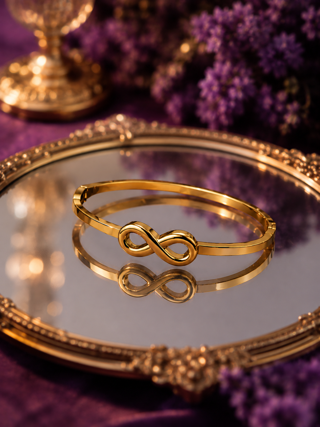Infinity Bracelet For Girls & Women | Gold-Plated Anti-Tarnish Bracelet