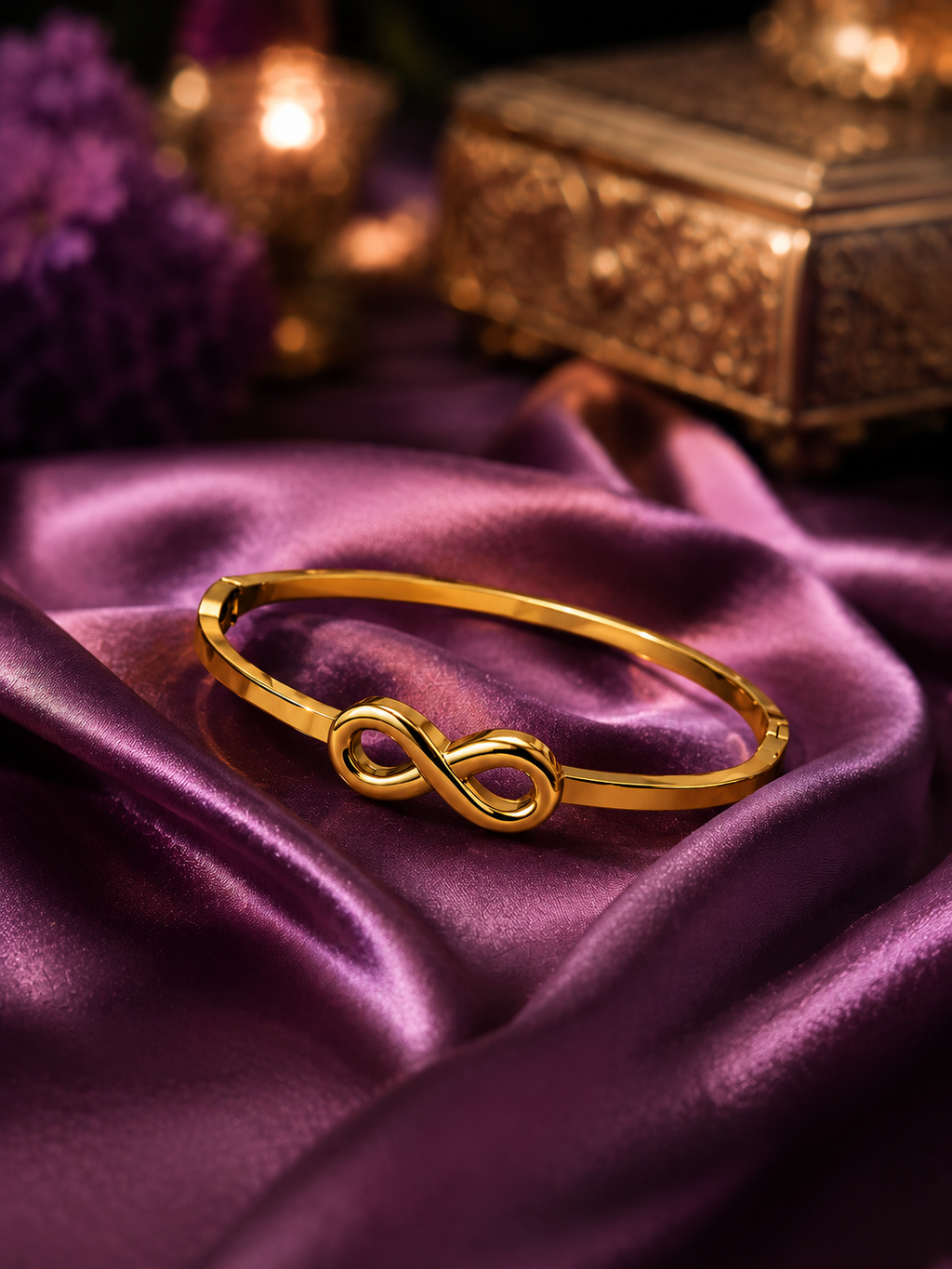 Infinity Bracelet For Girls & Women | Gold-Plated Anti-Tarnish Bracelet